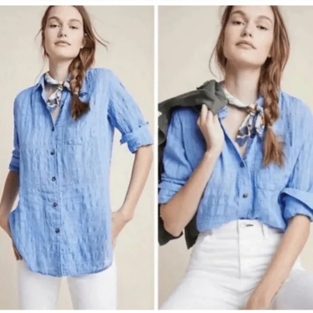 Pilcro and the Letterpress by Anthropologie shirt - size 0